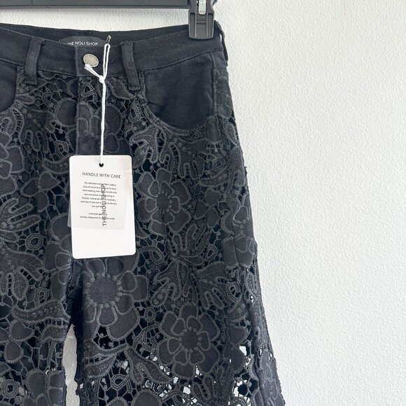 The Noli Shop - Celeste High Rise Jean - Black - Picture 2 of 7